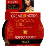 CREME OF NATURE ARGAN OIL PERFECT EDGES BLACK 2.25OZ