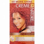 Creme Of Nature Exotic Shine Permanent Hair Dye With Argan Oil 7.6 Intensive Red